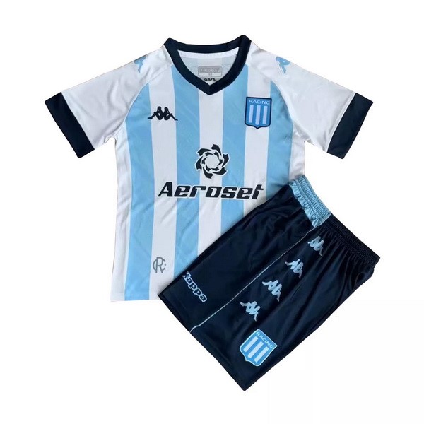 Heimtrikot Racing Club Kinder 2021-2022 Blau Weiß Günstige Fußballtrikots